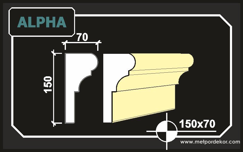 Alpha Söve 15cm x 7cm